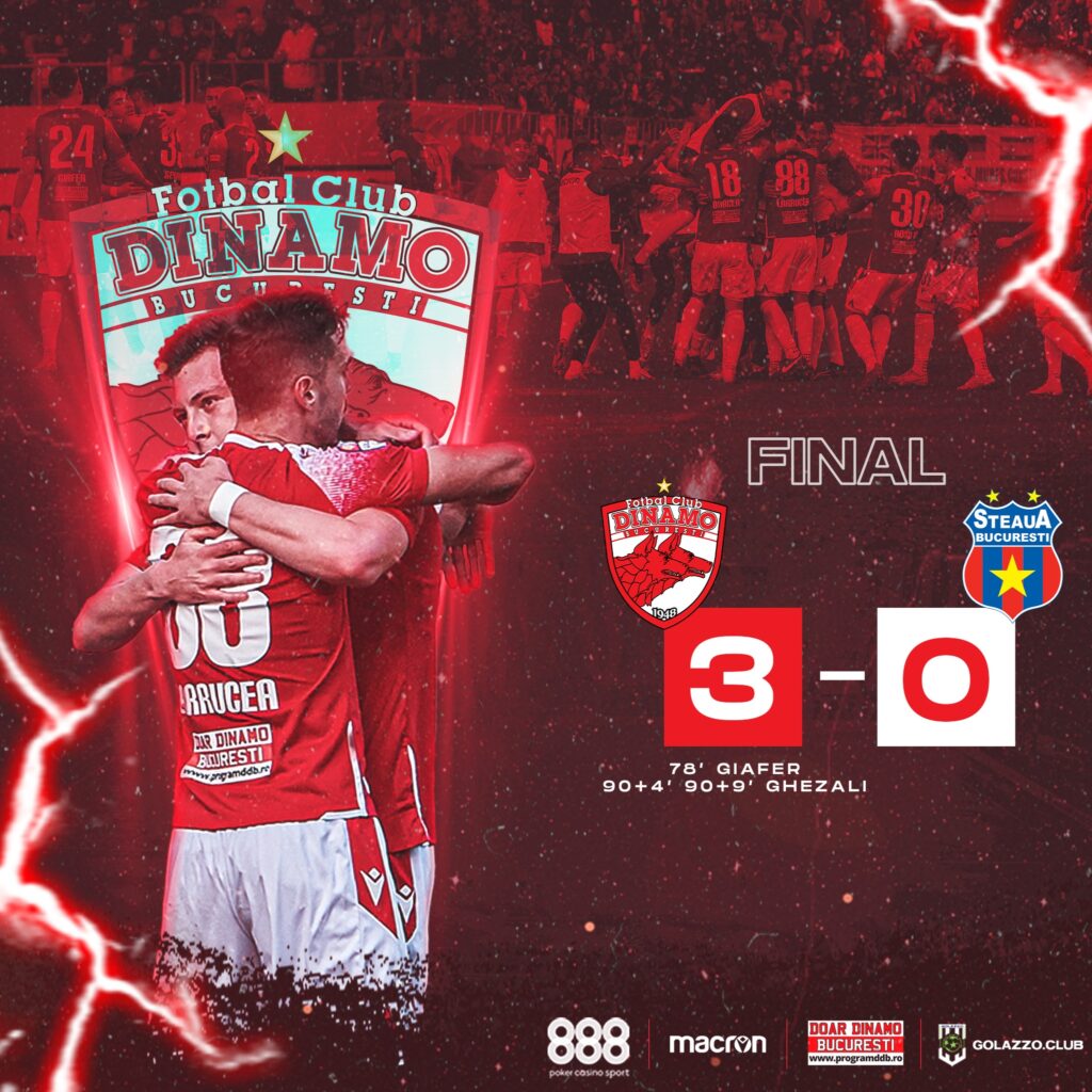 Dinamo Bucuresti - CSA Steaua Bucuresti - Play Off - 15 mai 2023