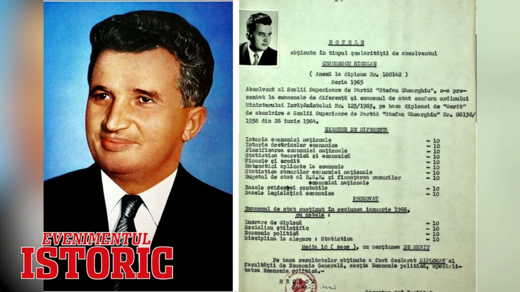 Studiile lui Nicolae Ceaușescu, secretizate timp de 57 de ani. Evenimentul istoric