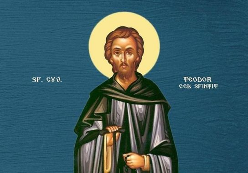 Calendar ortodox, 16 mai. Sfântul Teodor cel Sfințit, cel care s-a călugărit în adolescență