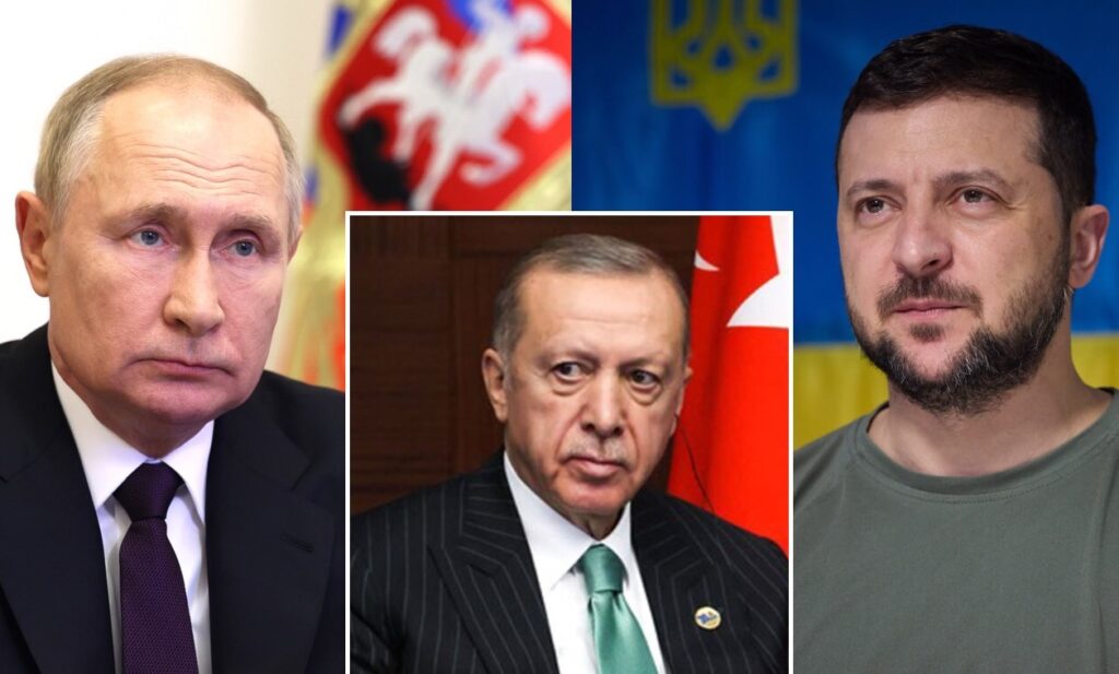 Bătaie pentru prietenia cu Turcia. Volodimir Zelenski și Vladimir Putin vor să meargă la Ankara