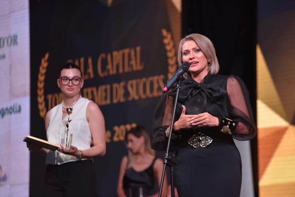 Mirela Vaida, la Gala „Top 100 Femei de Succes”: „Succesul nu este un scop, ci o extensie a muncii noastre”