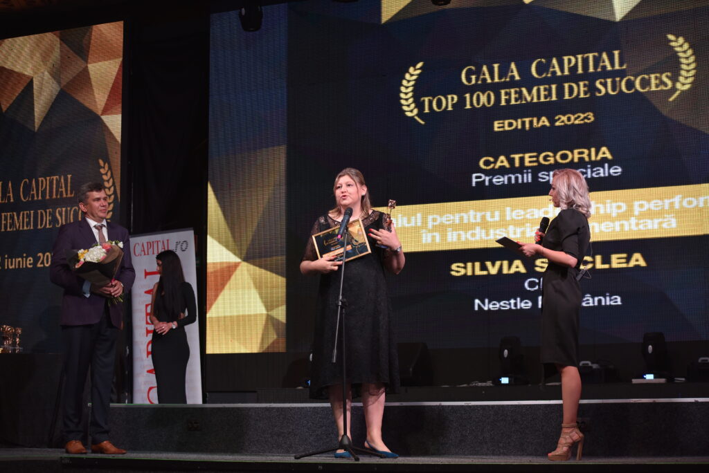 Top 100 femei de succes 2023. Silvia Sticlea, Nestle: ”Dedic și datorez acest premiu echipei Nestle România”