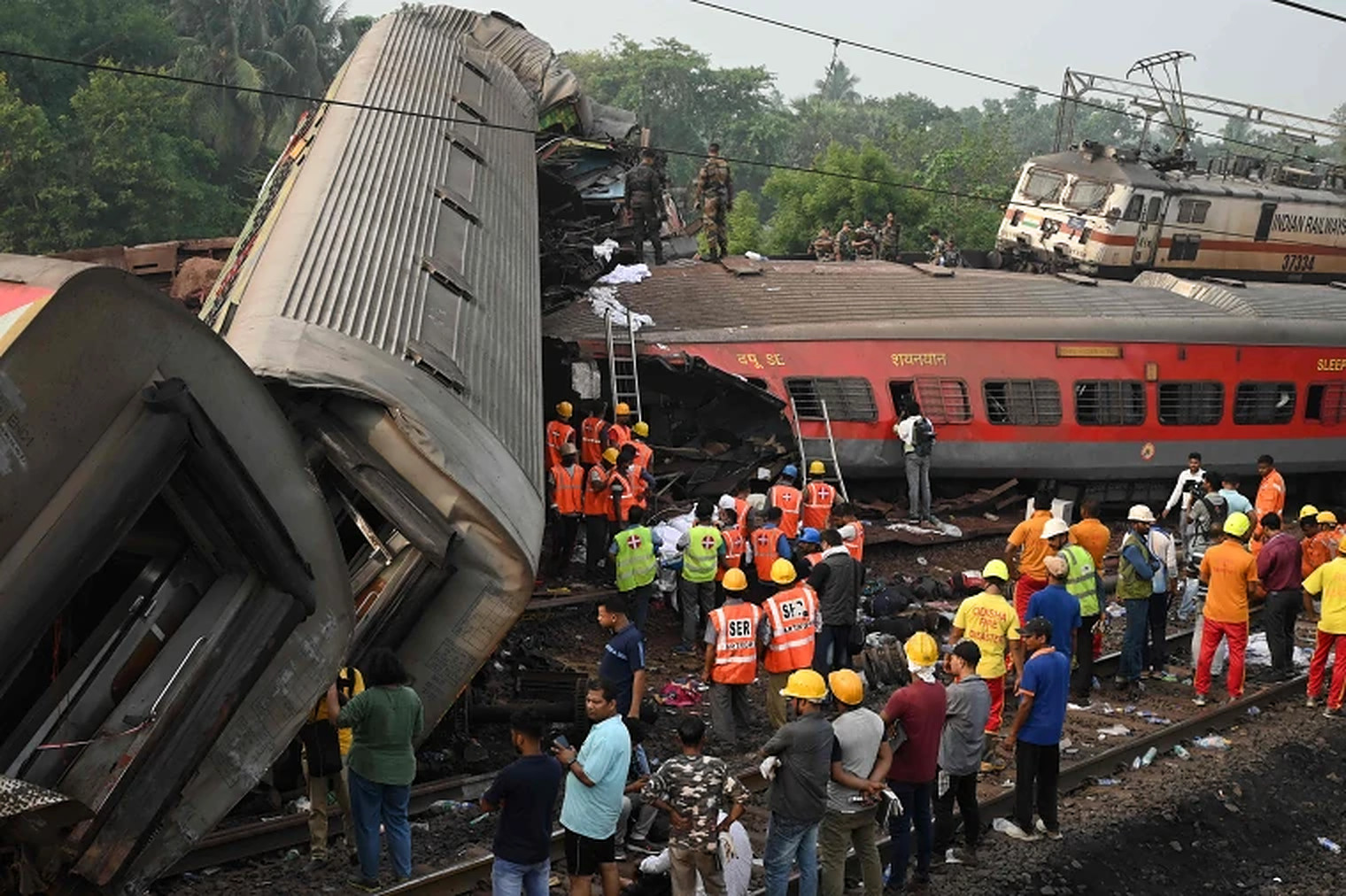 India, accident feroviar