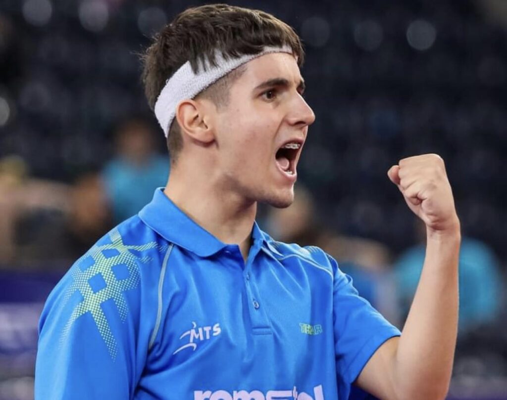 Eduard Ionescu, victorie la Jocurile Europene la tenis de masă. A învins un adversar puternic