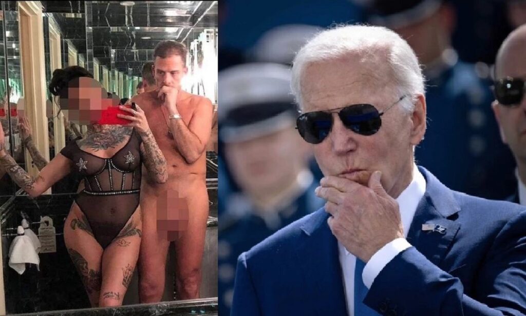 Au apărut pozele furate din laptopul lui Hunter Biden! Fiul președintelui SUA, dezbrăcat și drogat. Foto incendiare