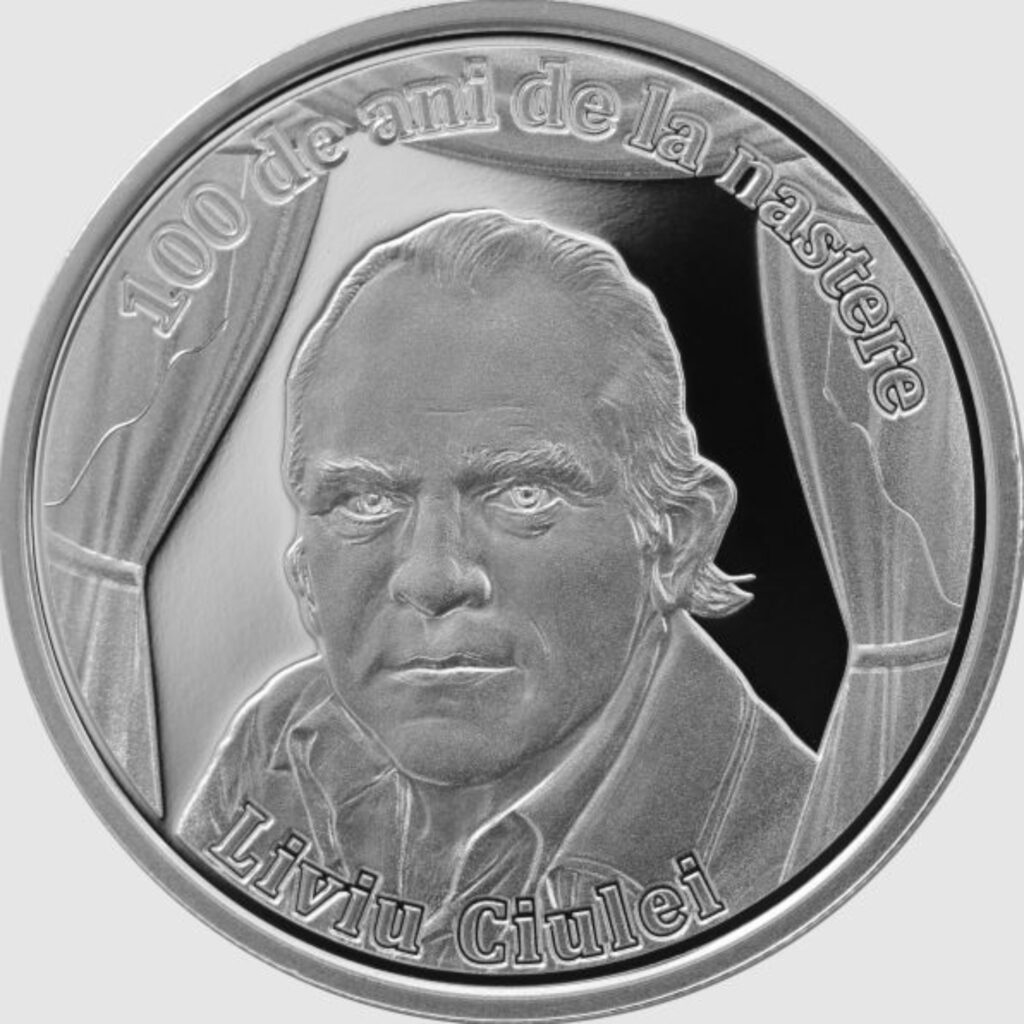 Monedă de argint lansată de BNR cu ocazia centenarului Liviu Ciulei. Ofertă specială pentru colecționari