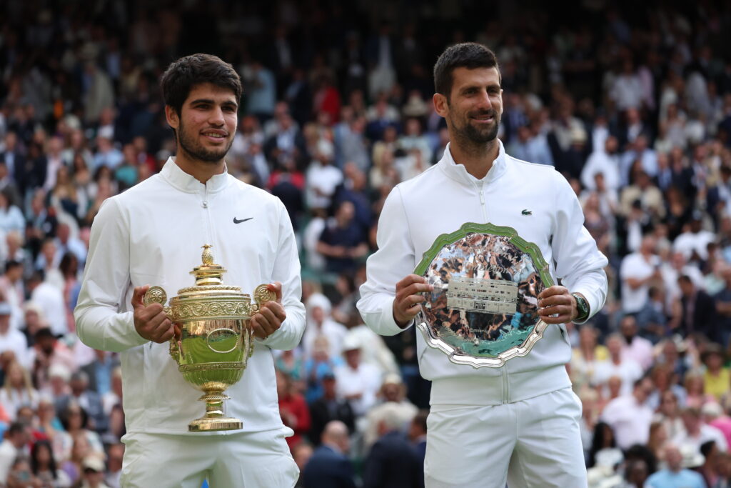 Finala Wimbledon 2023. Alcaraz l-a învins pe Djokovic: Să înceapă festinul!