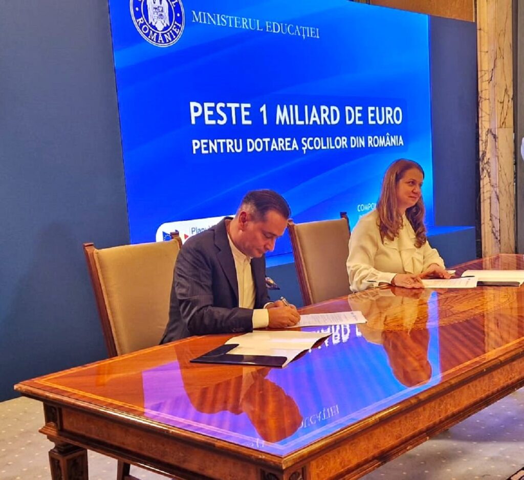 Bani din PNRR pentru școlile din Sectorul 4. Primarul Daniel Băluță a semnat un contract de finanțare de aproximativ 85 de milioane de lei