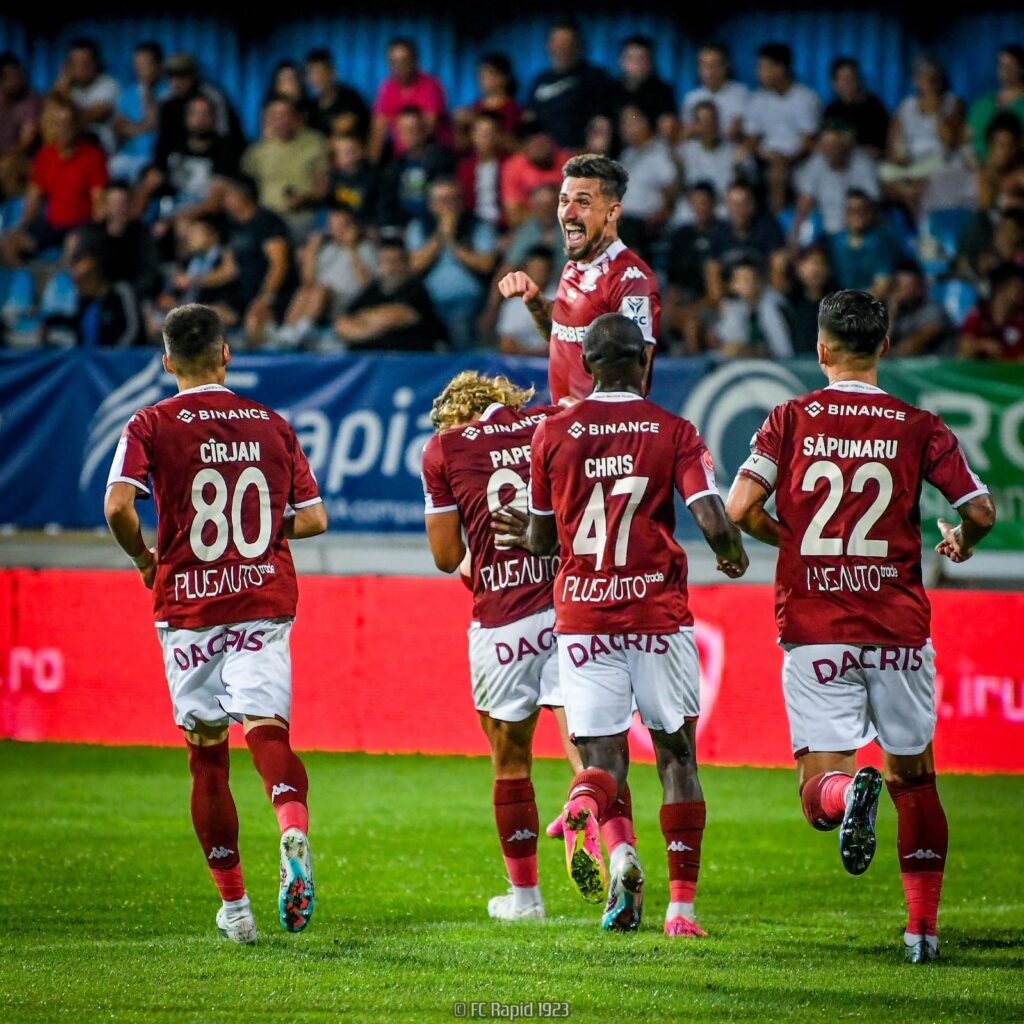 Liga I. Rapid a defilat în meciul cu „U” Cluj și a câștigat la scor de neprezentare