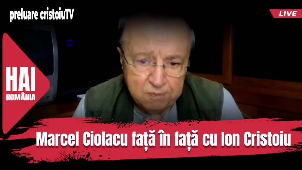 Marcel Ciolacu față în față cu Ion Cristoiu. Preluare Cristoiu TV. Video