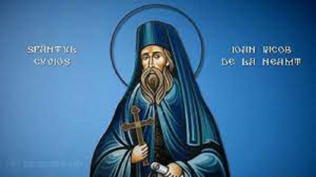 Calendar Ortodox, 5 august. Sfântul Cuvios Ioan Iacob de la Neamț, păzitorul celor aflați în străinătate