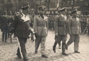 Goering, Ciano, Hitler, Mussolini