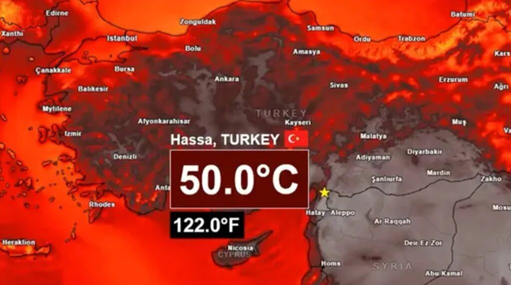 Temperaturi record pentru Turcia. După cutremure, canicula face ravagii