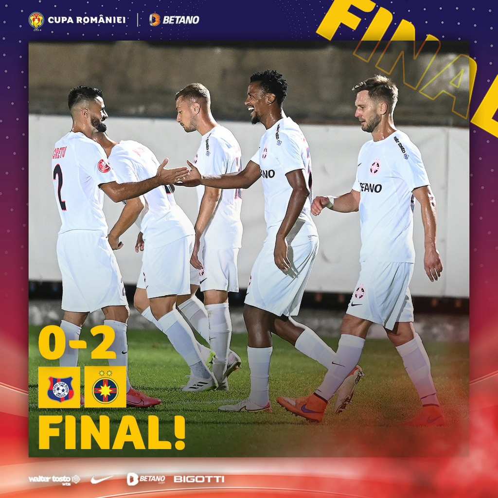 Cupa României. FCSB, victorie lejeră la Oradea, pe un stadion arhiplin
