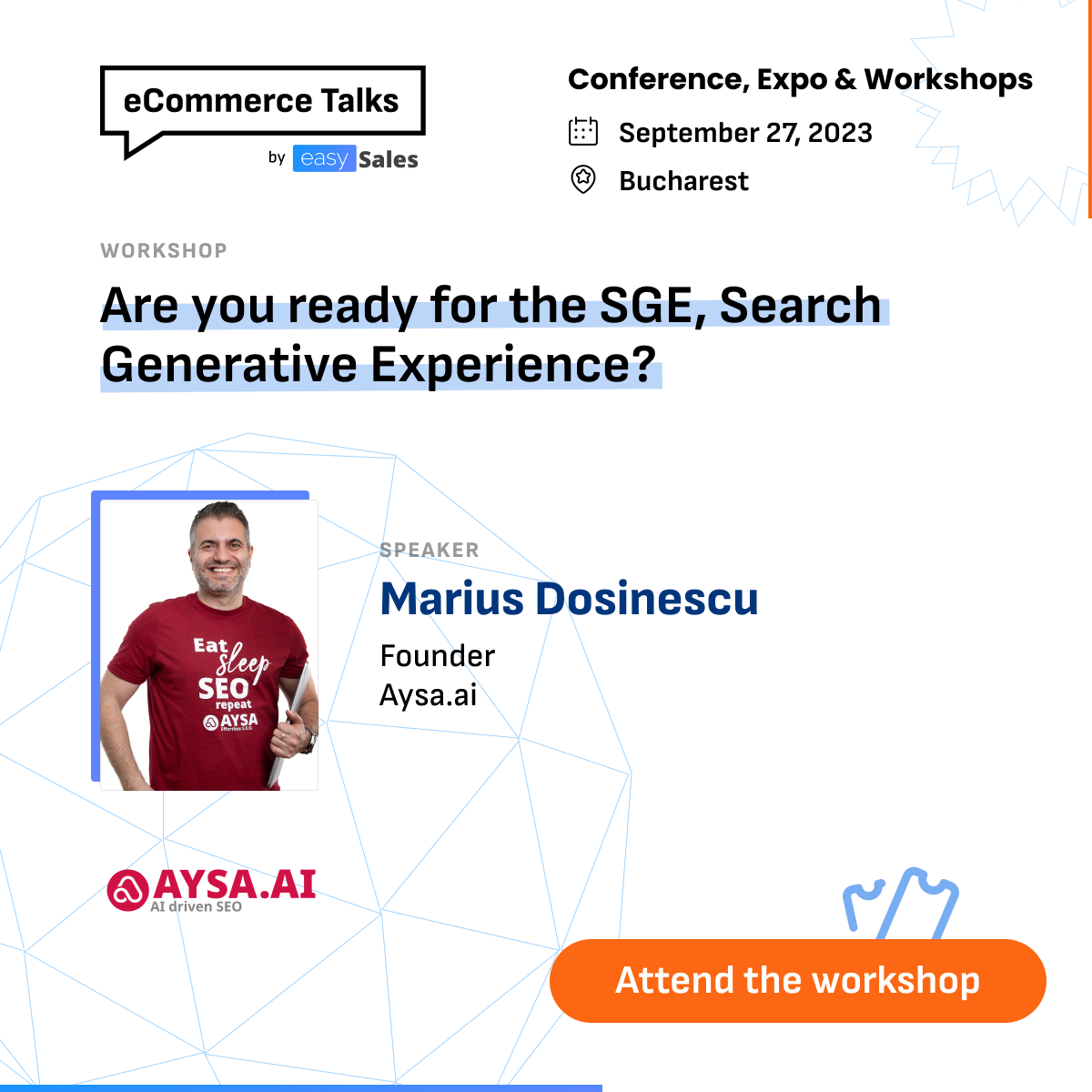 Marius Dosinescu - Fondator Aysa.ai - Workshop SGE