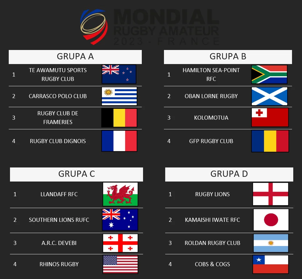 Grupe Campionatul Mondial