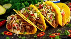 Rețetă de tacos cu vită. O mâncare mexicană delicioasă