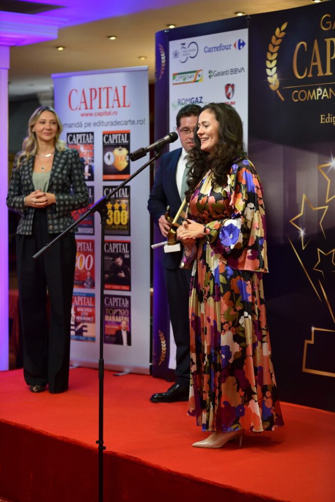 Gala Companii de Elită. Aurelia Bambiciuc, Catena: „Suntem mândri să facem parte din topul Companiilor de Elită din România”