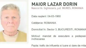 Dorin Lazăr Maior, mandat de arestare
