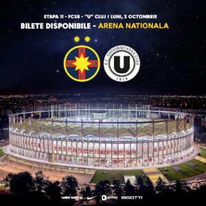 Superliga: Etapa a XI-a FCSB-U CLUJ