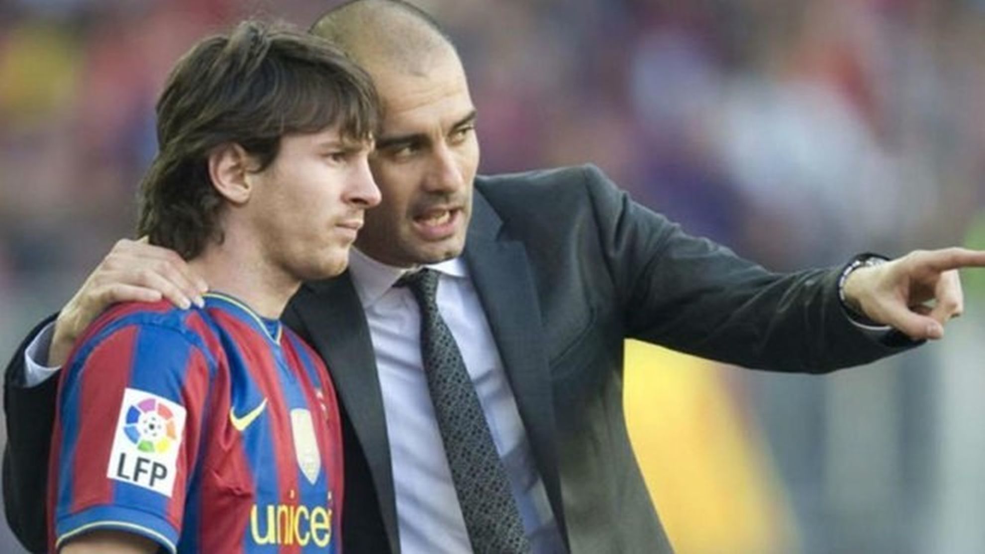 Guardiola și Messi