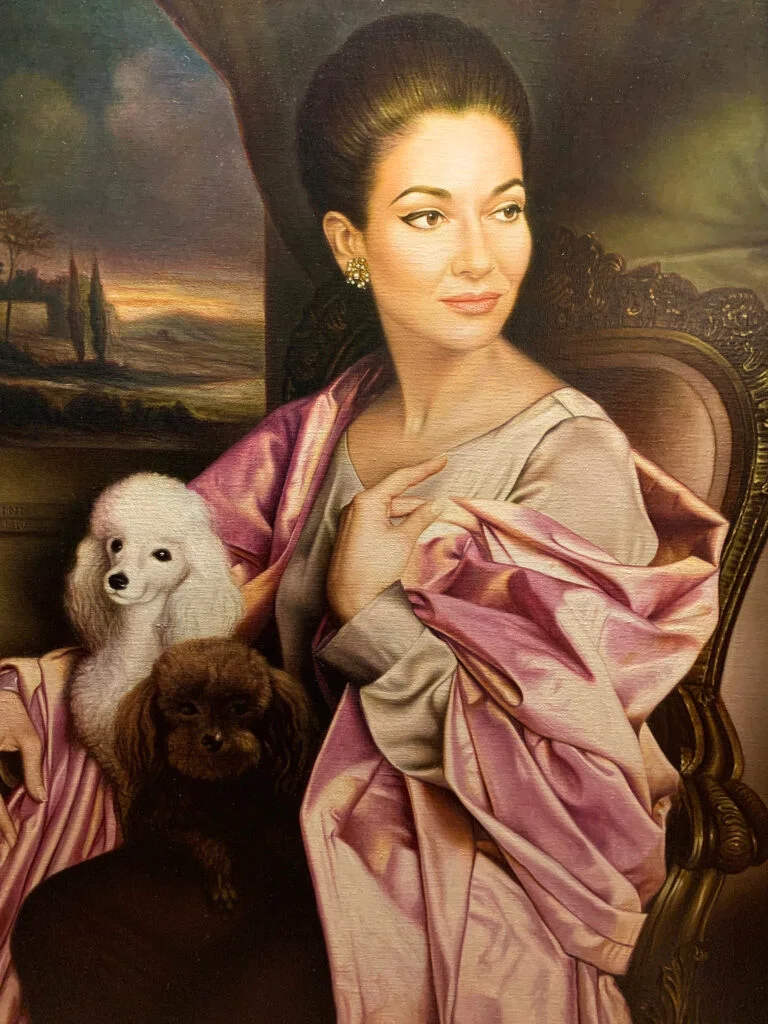 Portert soprana Maria Callas