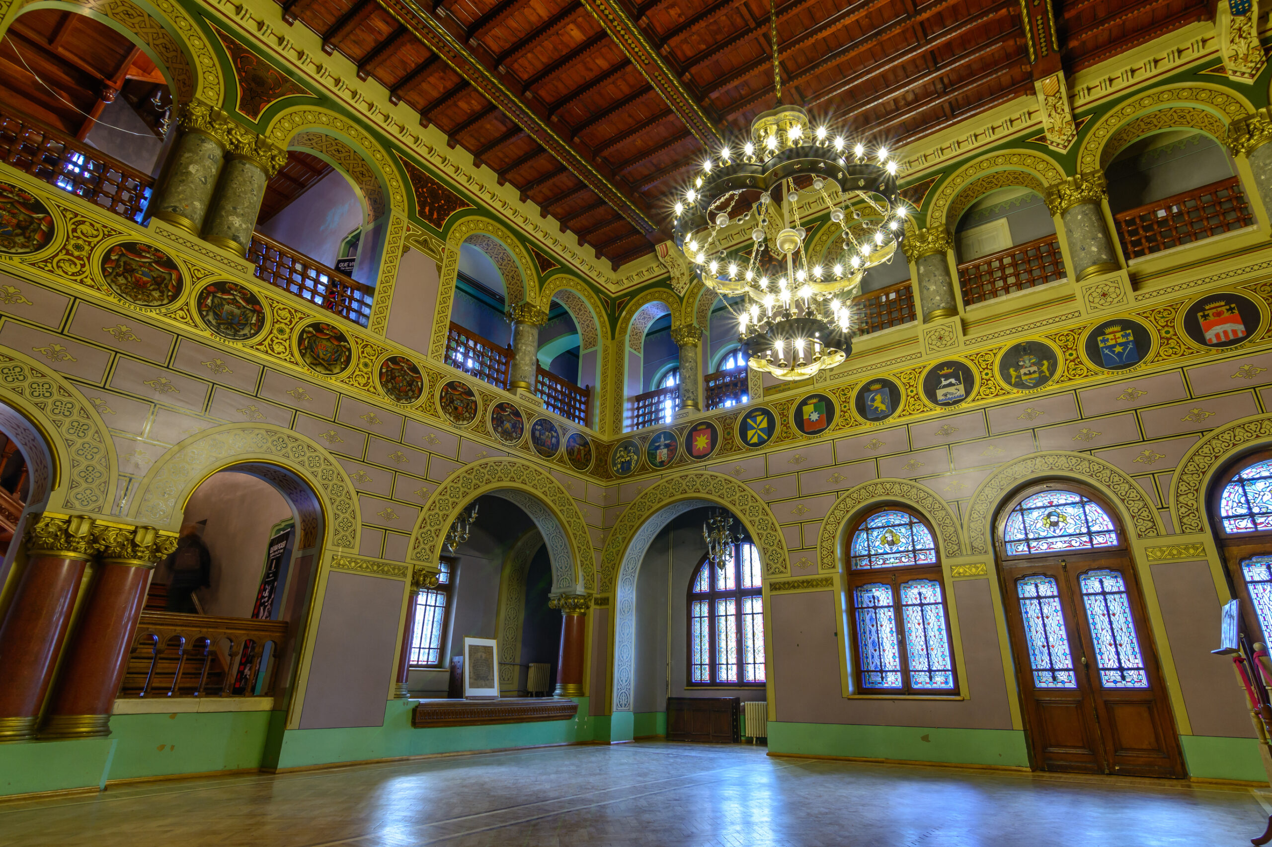Sala Mare de Bal, castel Cantacuzino din Bușteni