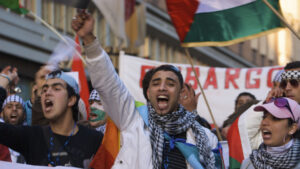 Palestinienii, manifestații