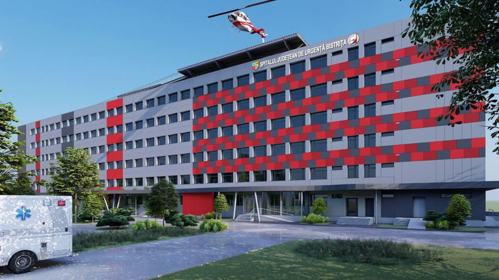Spitalul Județean Bistrița, modernizat cu bani din PNNR. Cum arată investiția de 110 milioane euro. Video