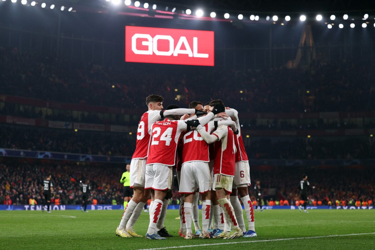 Arsenal, scorul etapei în Champions League: 6-0 cu Lens