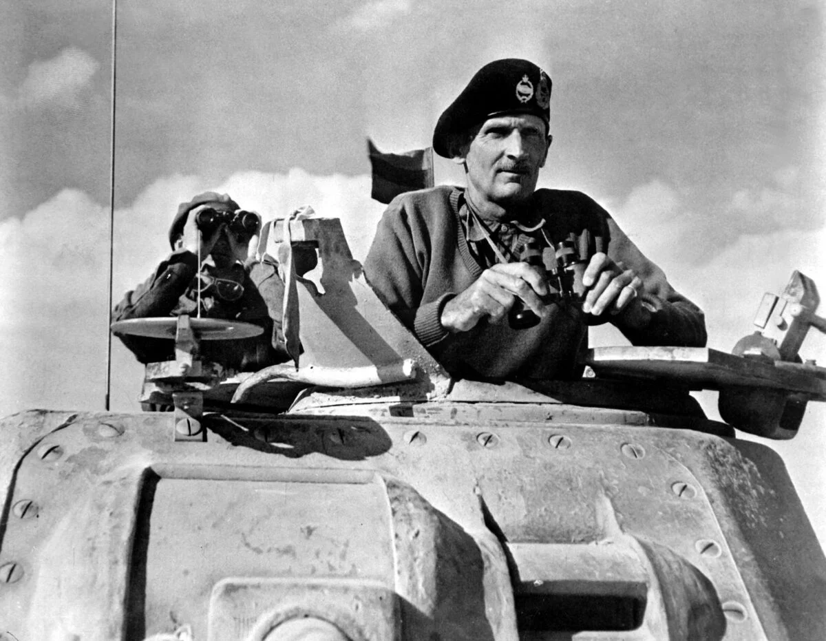 Mareșalul Bernard Law Montgomery, cel mai popular ofițer britanic al tuturor timpurilor