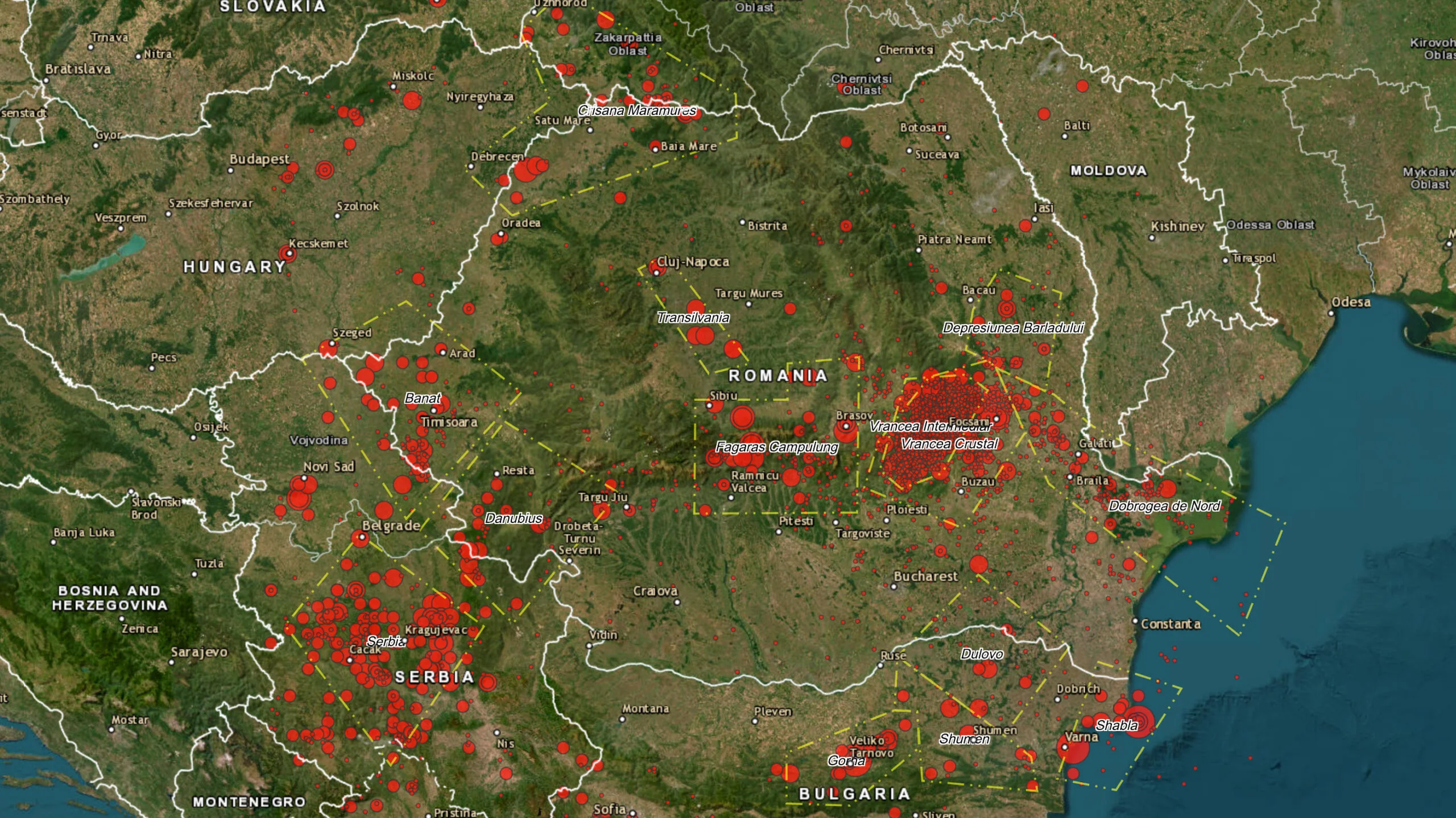 22 de seisme în România, de la începutul anului