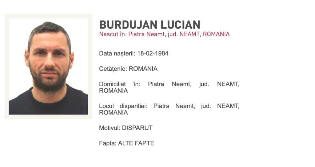 Fostul atacant Lucian Burdujan, dat dispărut de familie. Telefoanele misterioase
