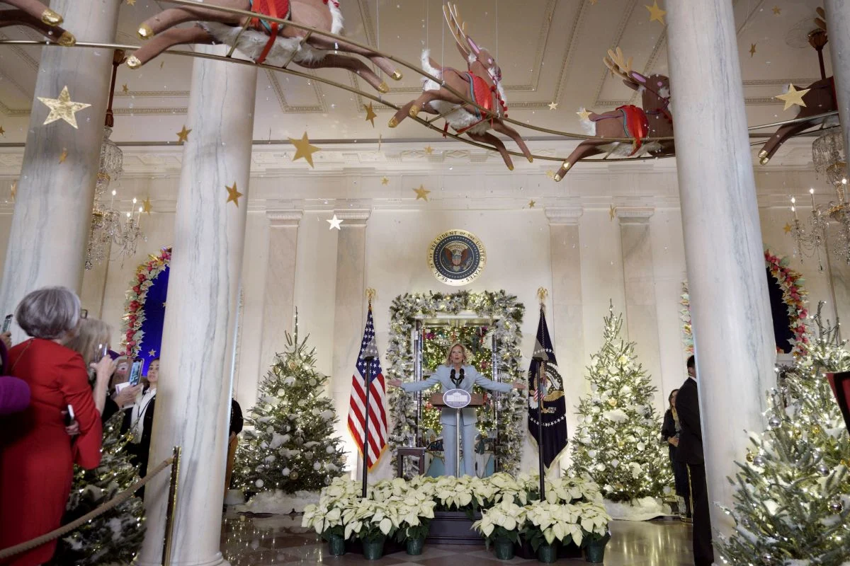 Jill Biden a anunțat tema folosită de Casa Albă pentru Crăciun