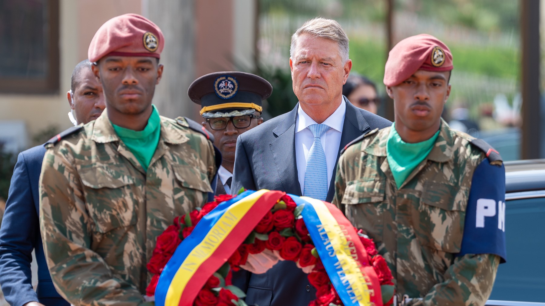 Klaus Iohannis în Africa