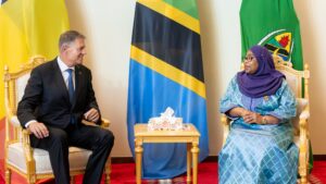 Klaus Iohannis, declarații comune cu președinta Tanzaniei