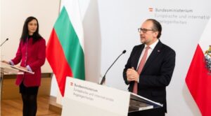 Ministrul austriac de Externe, în Bulgaria