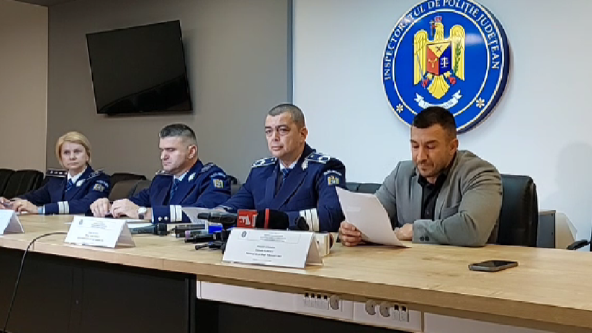 Crima din Sibiu prezentată de polițiști