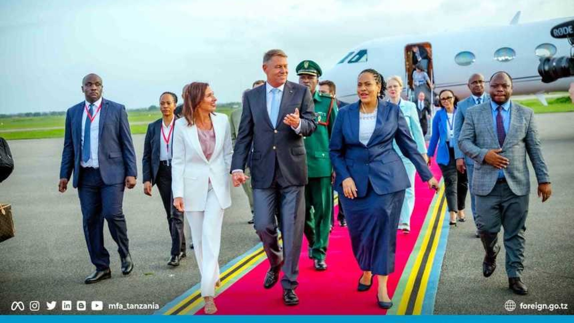 Klaus Iohannis a ajuns în Tanzania