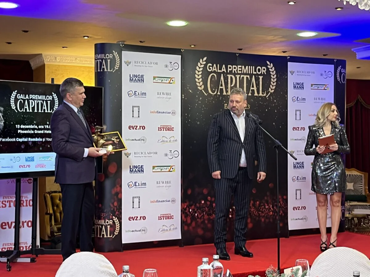 Gala Premiilor Capital. Ion Mîțu, CASMB: "Mulțumesc echipei pe care o manageriez. Datorită ei am ajuns unde sunt"