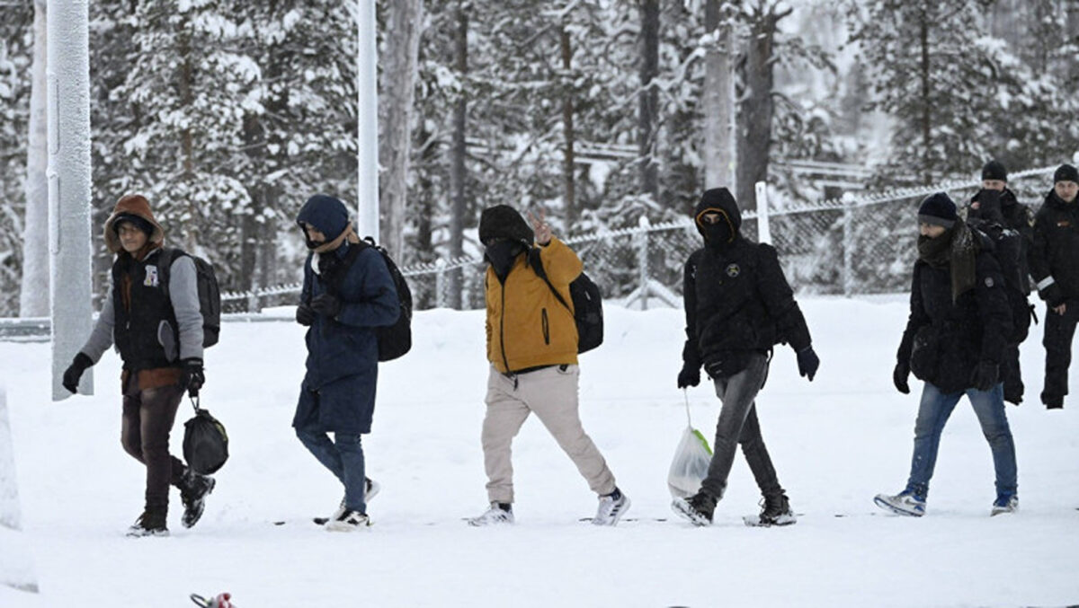 Migranţii la frontiera ruso-finlandeză