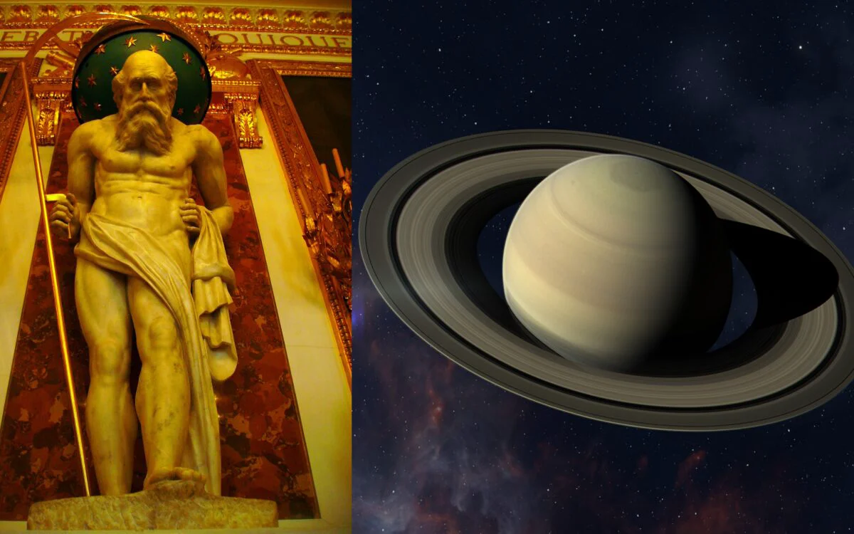 Saturn - povestea zeului roman al timpului. O planetă cu inele îi poartă numele