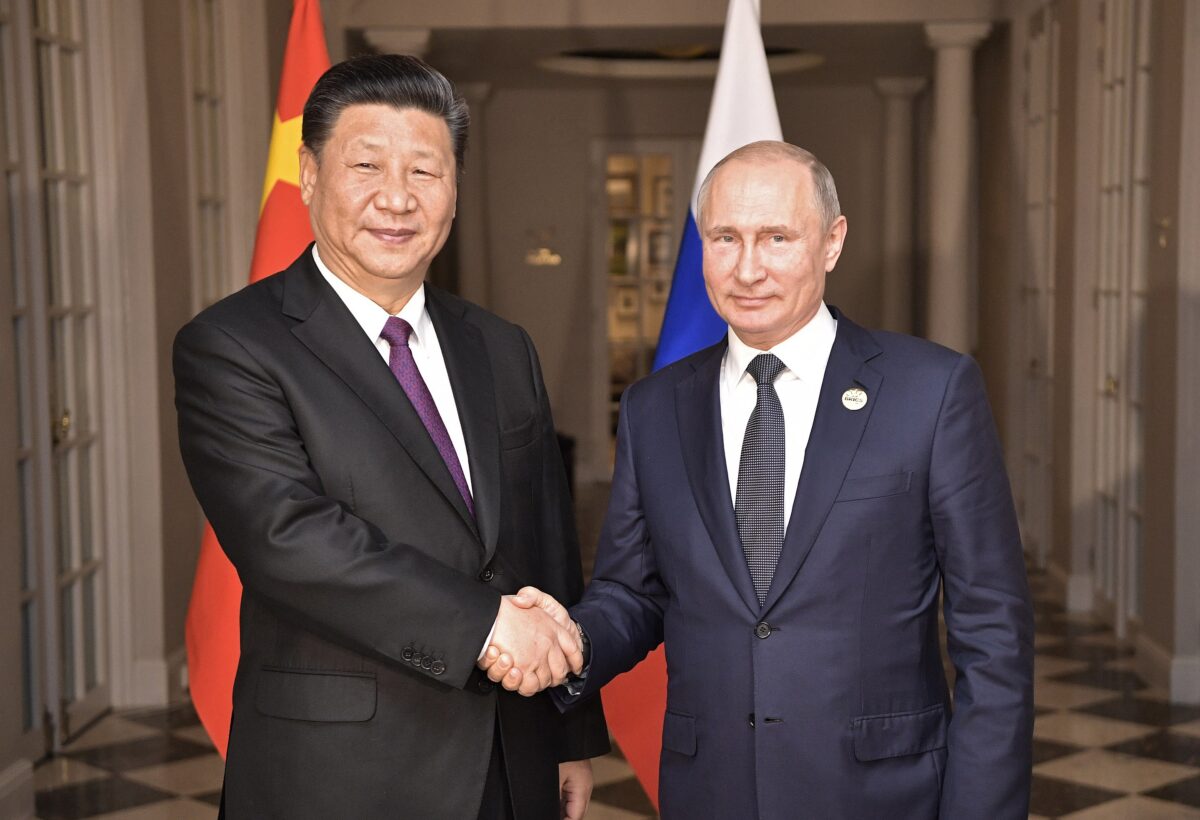 Președintele Vladimir Putin și liderul chinez Xi Jinping