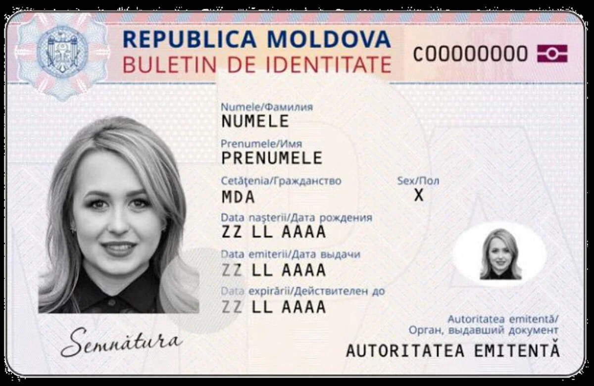 Republica Moldova introduce modelul european al cărții de identitate