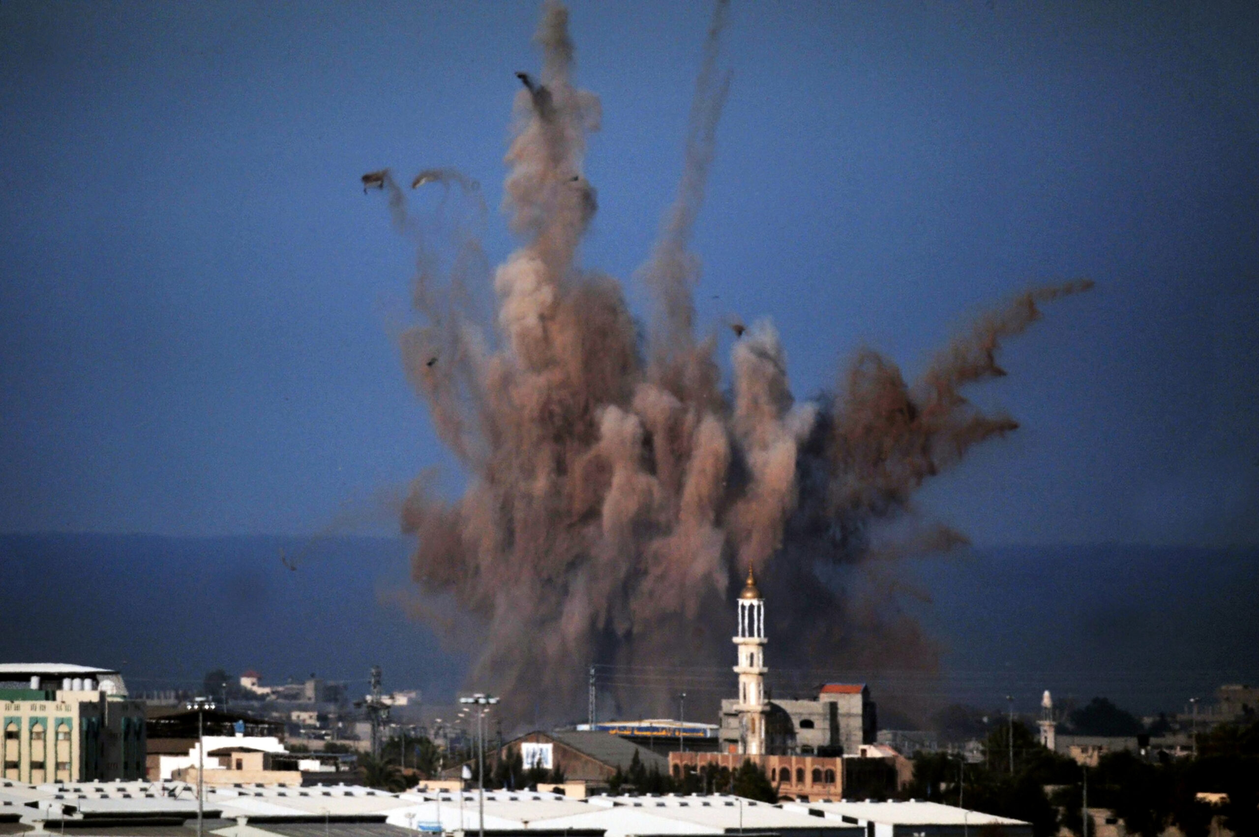 Bombardament israelian în Gaza. 