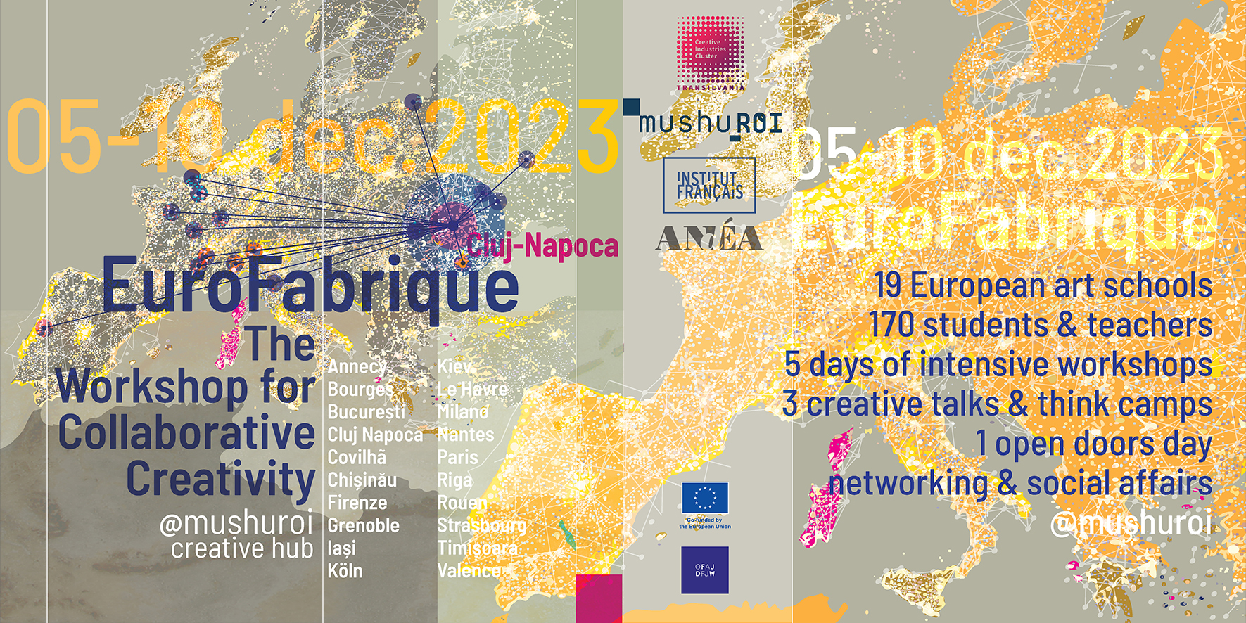 Conferințe și dezbateri la EuroFabrique Cluj 2023