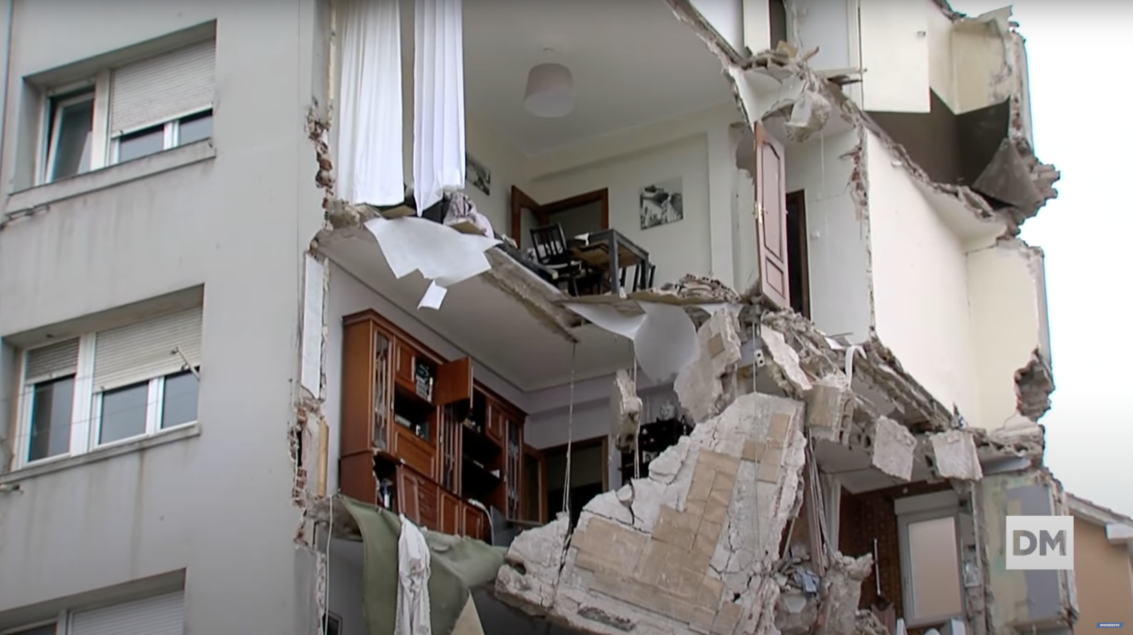prăbușirea unui bloc în Santander, Spania, în 2017, în timpul renovărilor Ce inseamna risc seismic