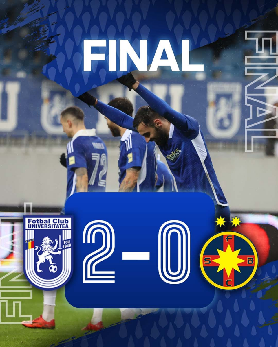 FCSB, eliminată din Cupa României, după înfrângerea cu FC „U” Craiova. Și Dinamo a ieșit din competiție