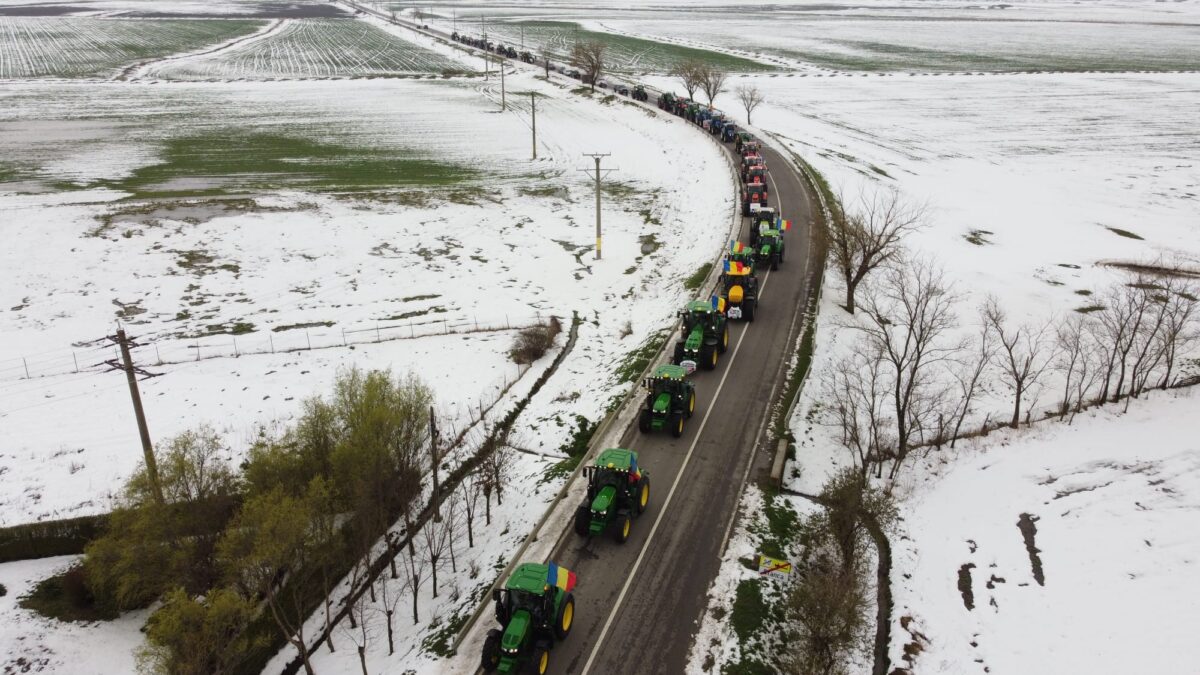 Protestul fermierilor și camionagiilor blochează transportul spre Ucraina