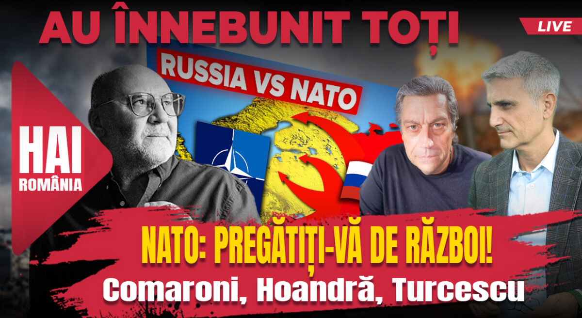NATO: Pregătiți-vă de război! Hai live cu Turcescu de la ora 12:00